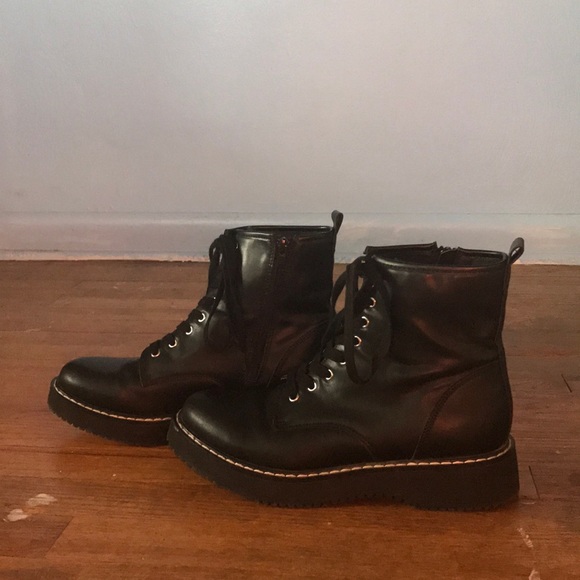 madden girl kurrt lace up booties